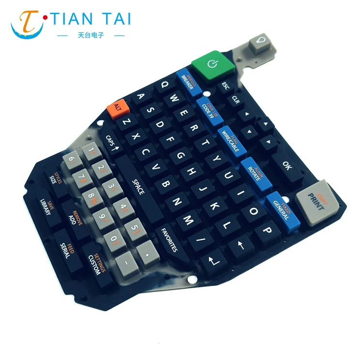 Push Button Switch Silicone Rubber Keypad